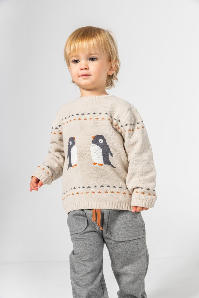 Boboli Baby Boy Penguin Set