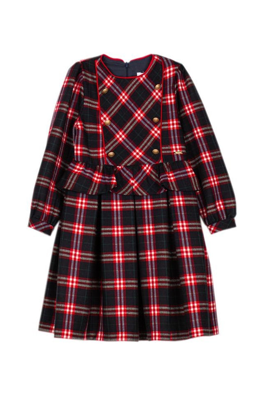 PATACHOU All Over Balmoral Tartan Dress