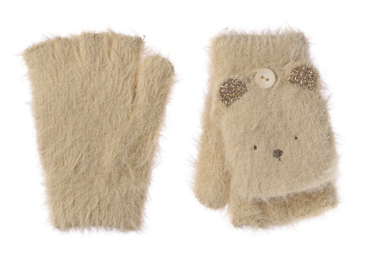 Rockahula Teddy Bear Fluffy Gloves 3-6 Years