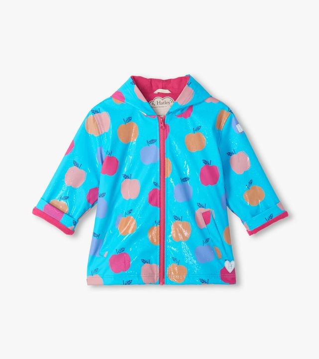 Hatley Apple Orchard Colour Changing Rain Coat