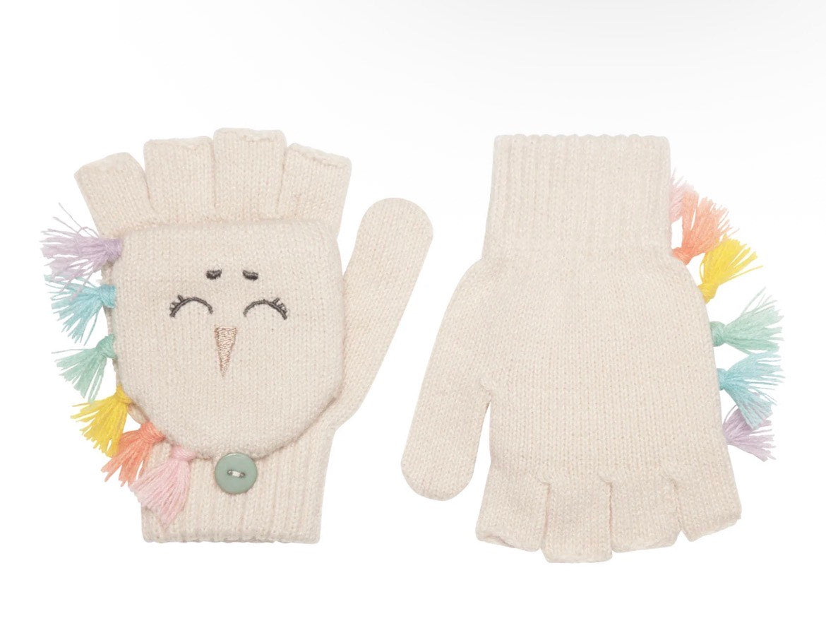 Rockahula Rainbow Unicorn Knitted Gloves 7-10 Years