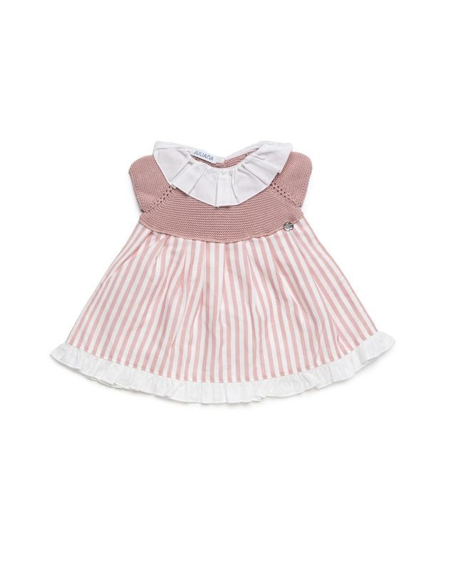 Juliana girls half knit dress