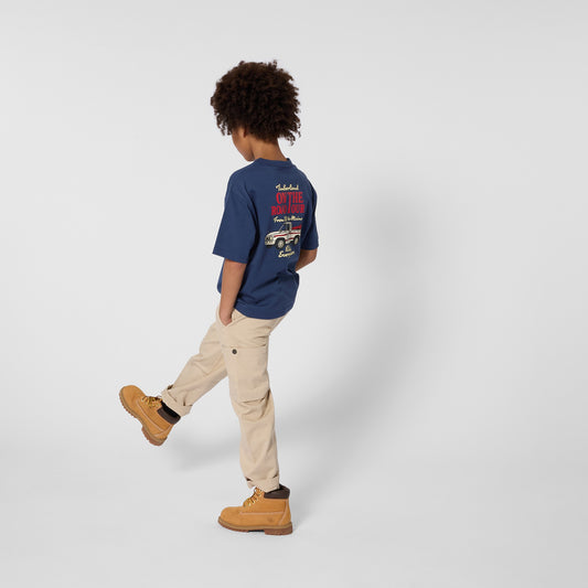 TIMBERLAND BOY TROUSERS PALE STONE