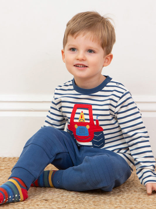 Kite Boy Farmer Cluck Top