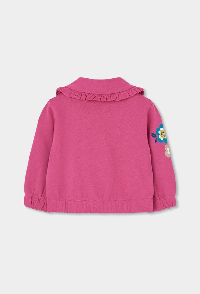 Boboli Girl Fuscia Fleece Jacket