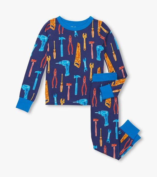 Hatley Lots of Tools Bamboo Pajama Set