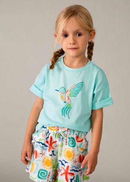Mayoral Girl Short Sleeve T-shirt