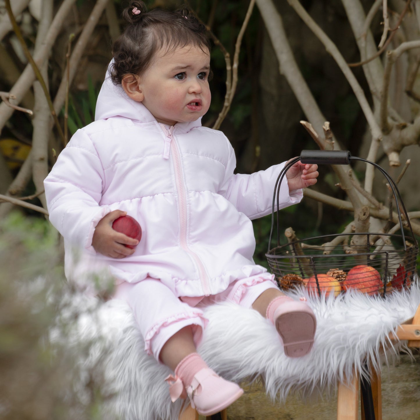 Emile et Rose Megan Pink Microfibre Jacket