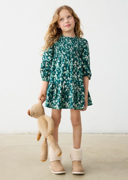 Mayoral Printed velvet dress         Nenufar gr