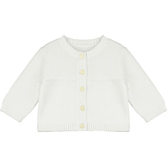 EMILE ET ROSE CYPRESS WHITE CARDIGAN