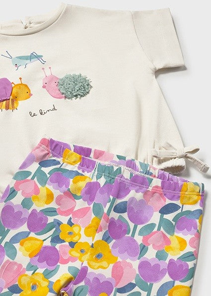 Mayoral Baby Girl Lilac Leggings set