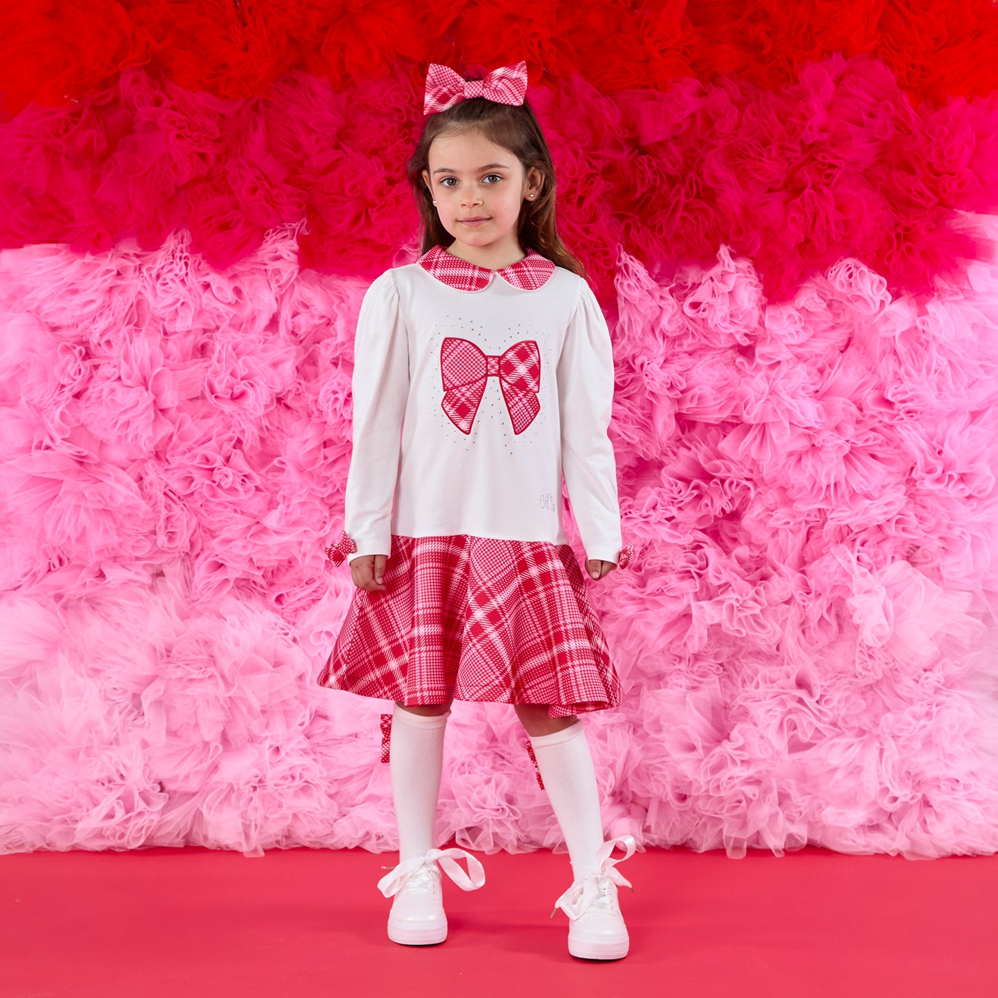 A Dee LOTTIE Girls Check dress