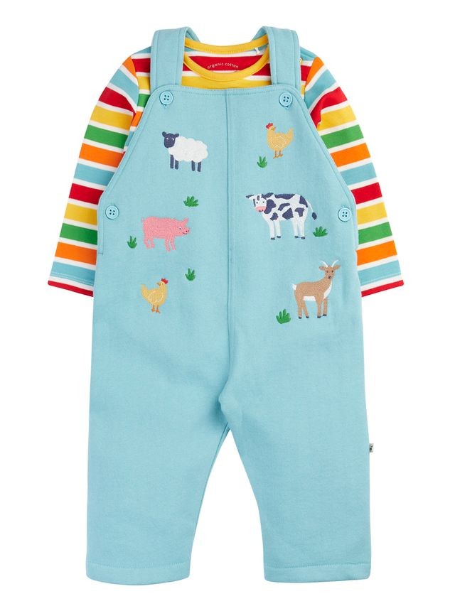 FRUGI RAE DUNGAREE OUTFIT BLUE