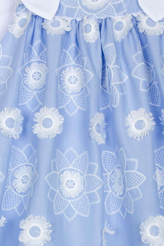 Patachou Kids Summer Dress Blue Porcelain