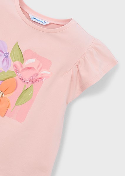 Mayoral Blossom Short Sleeve T-shirt