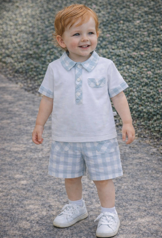 Deolinda Boy Oceano Short Set