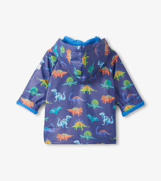 Hatley dino party snap rain coat