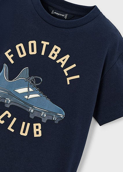 Mayoral Boy Football Navy Club Shirt
