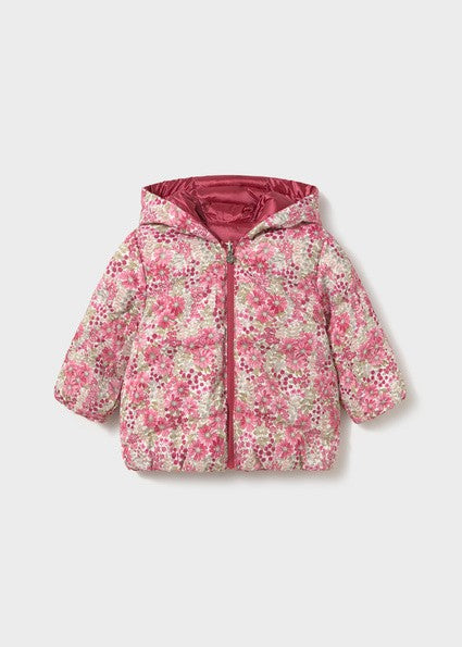 Mayoral Reversible coat              Petal