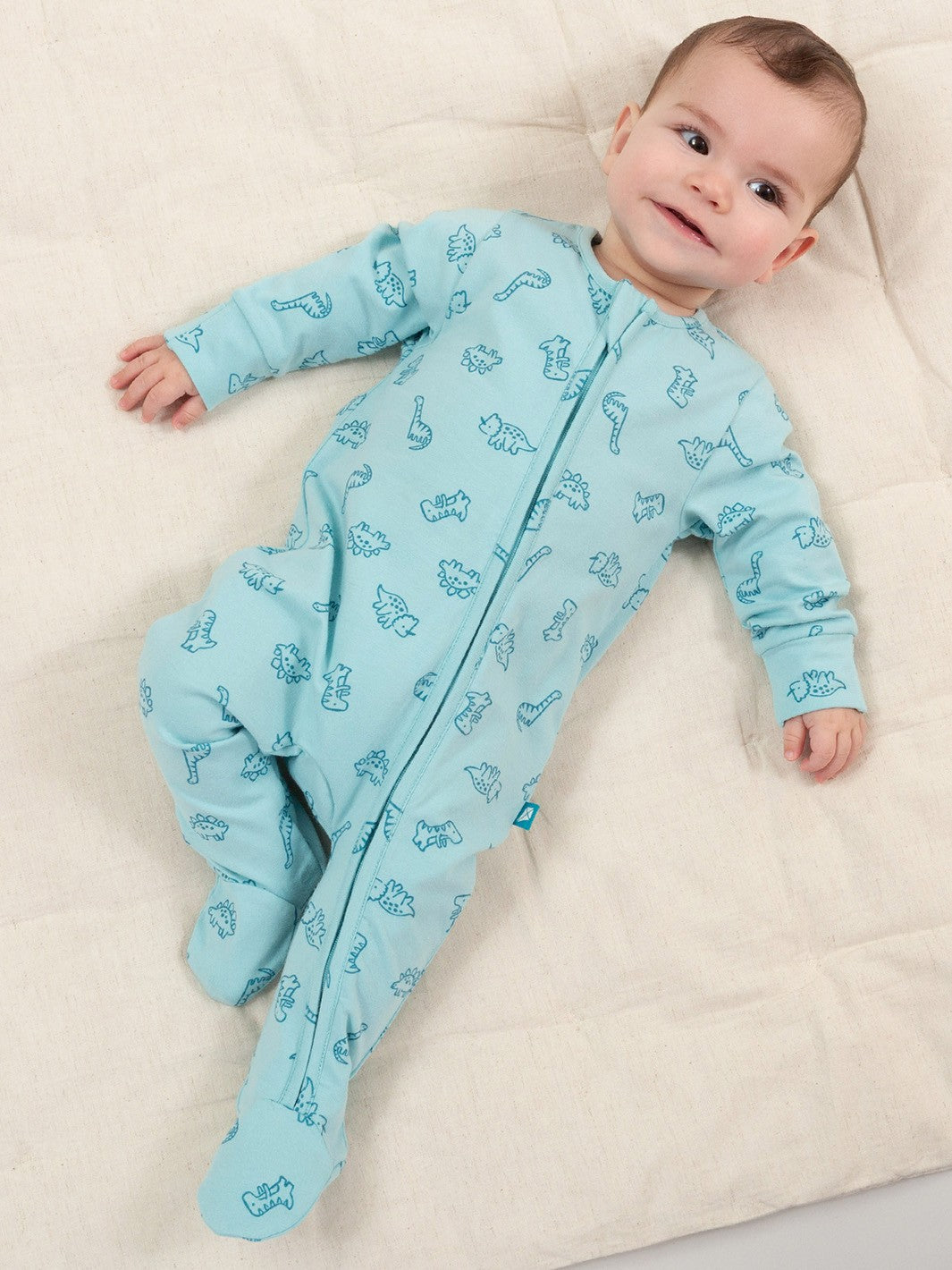 Kite Diddy Dino Sleepsuit Blue