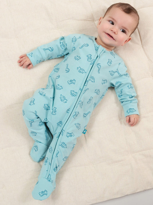 Kite Diddy Dino Sleepsuit Blue