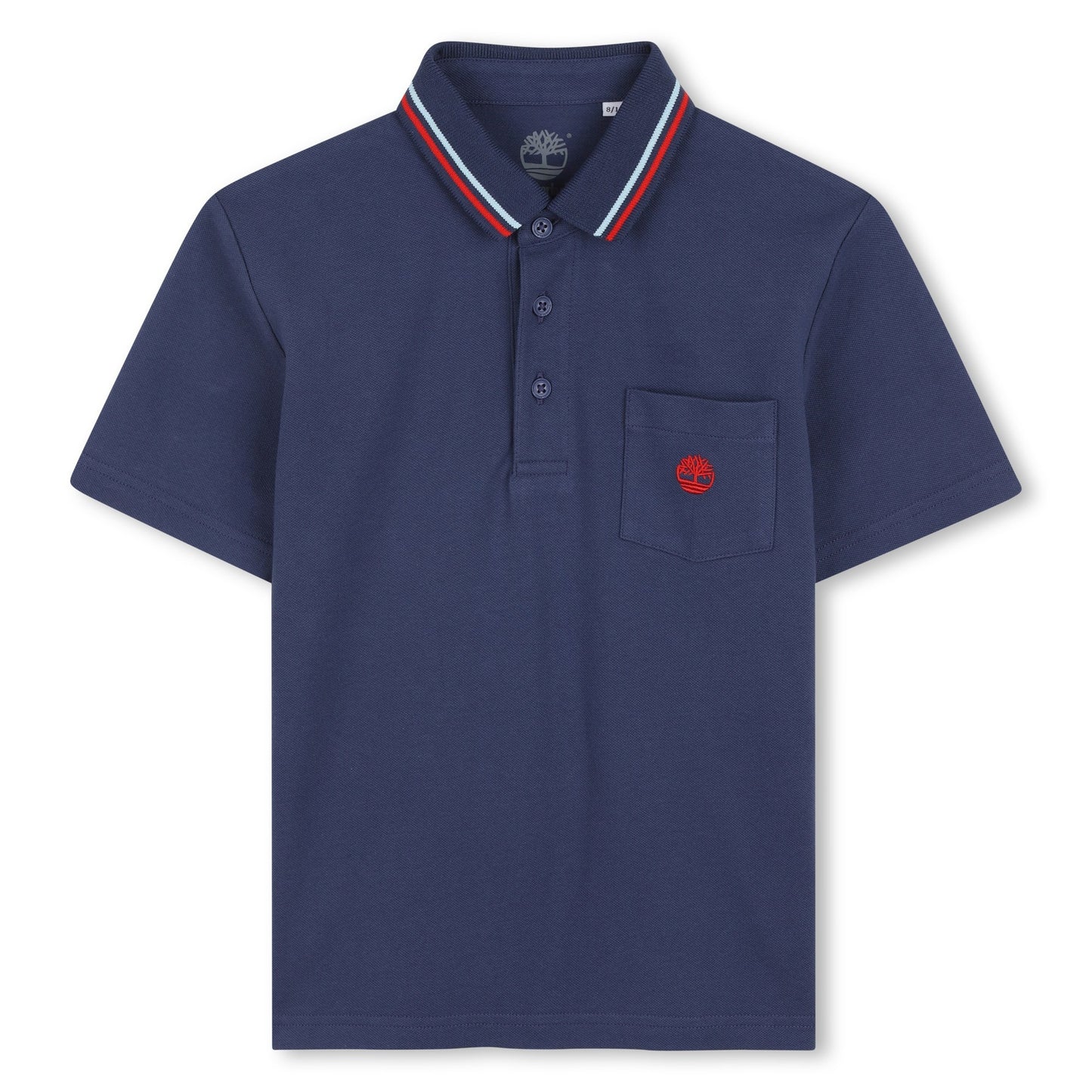 TIMBERLAND BOY SHORT SLEEVE POLO SLATE BLUE