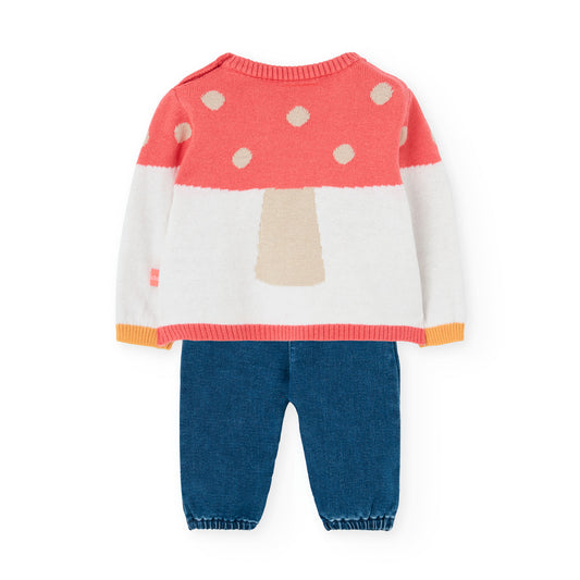 Boboli  Baby Girl Jeans set