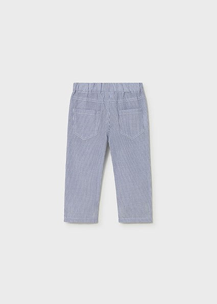 Mayoral Baby Boy Beach blue Capri Seersucker pants