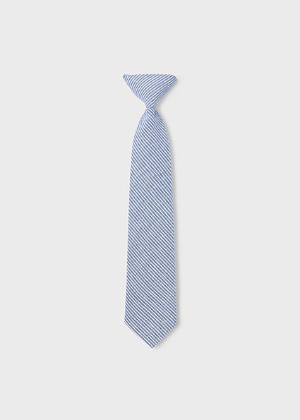 Mayoral Boy Blue Stripe Tie