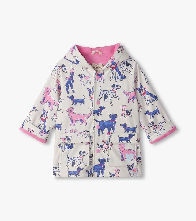 Hatley Little Pups Snap Rain Coat