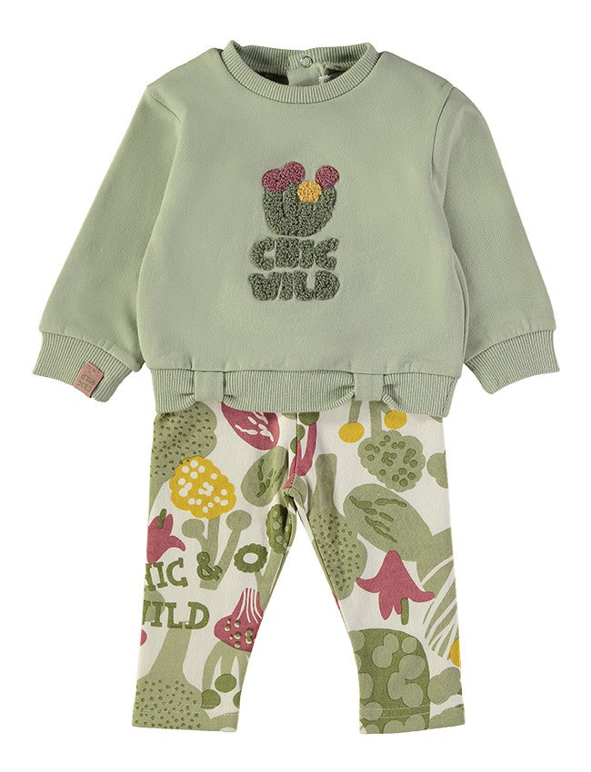 BABYBOL BABY'S 2 PCS SET KHAKI