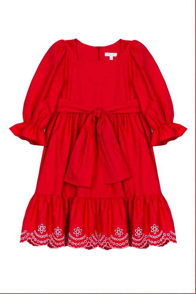 Patachou Red Dress with bow