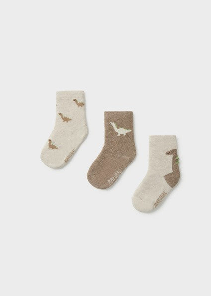 Mayoral Patterned Dino Socks 3 Pack