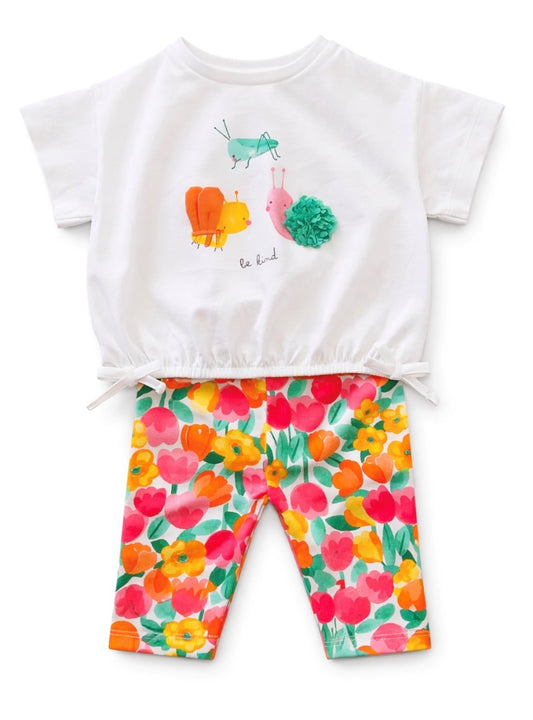 Mayoral Baby Girl Hibiscus Legging set