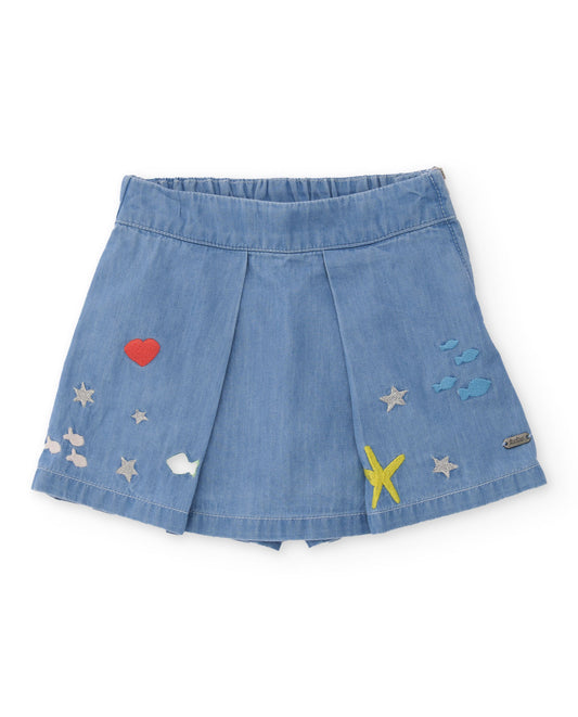 Tuc Tuc GIRL THE SEA CIRCUS WOVEN SKORT