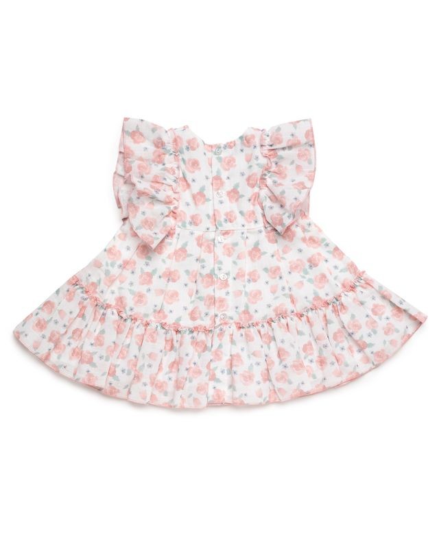 Juliana girls dress with ruffles