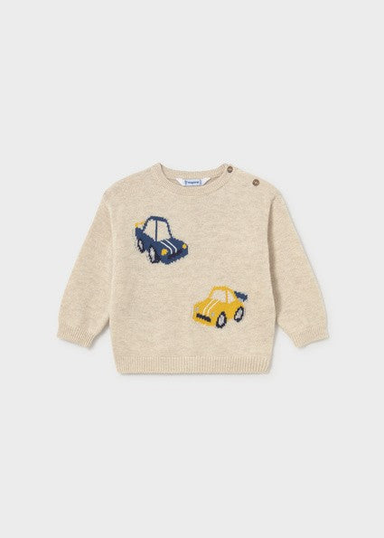 Mayoral Knitted Sweater in Cream