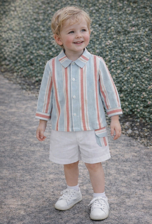 Deolinda Boy Copacabana Shirt & Shorts Set