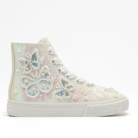 Lelli Kelly Emerald Hi Top White