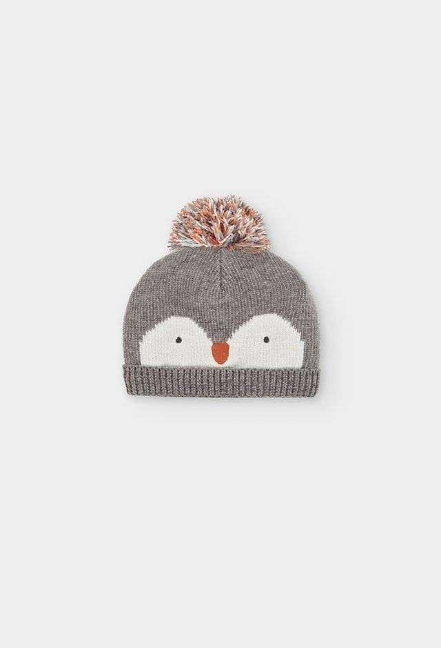 Boboli Baby Boy Knit Penguin Hat