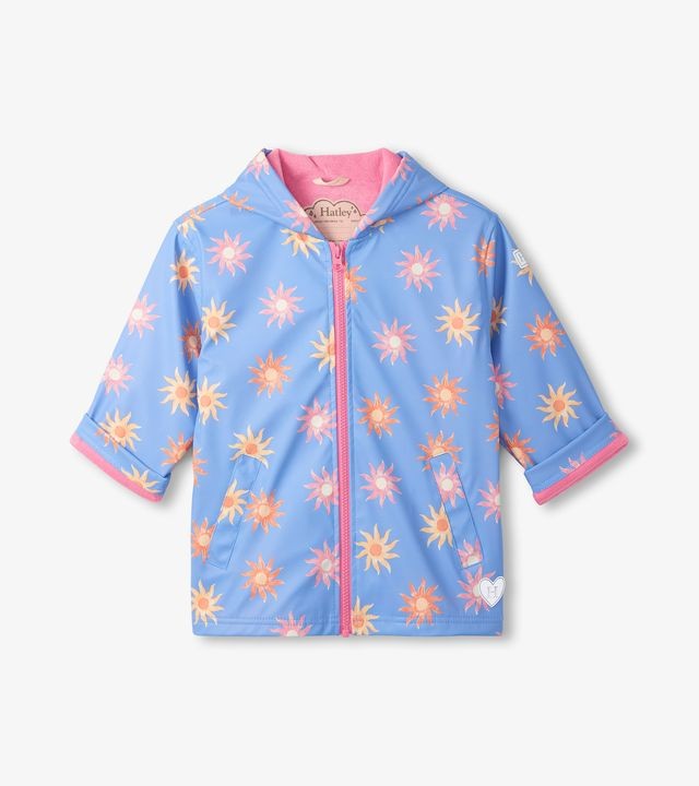 Hatley faded suns zip-up rain jacket