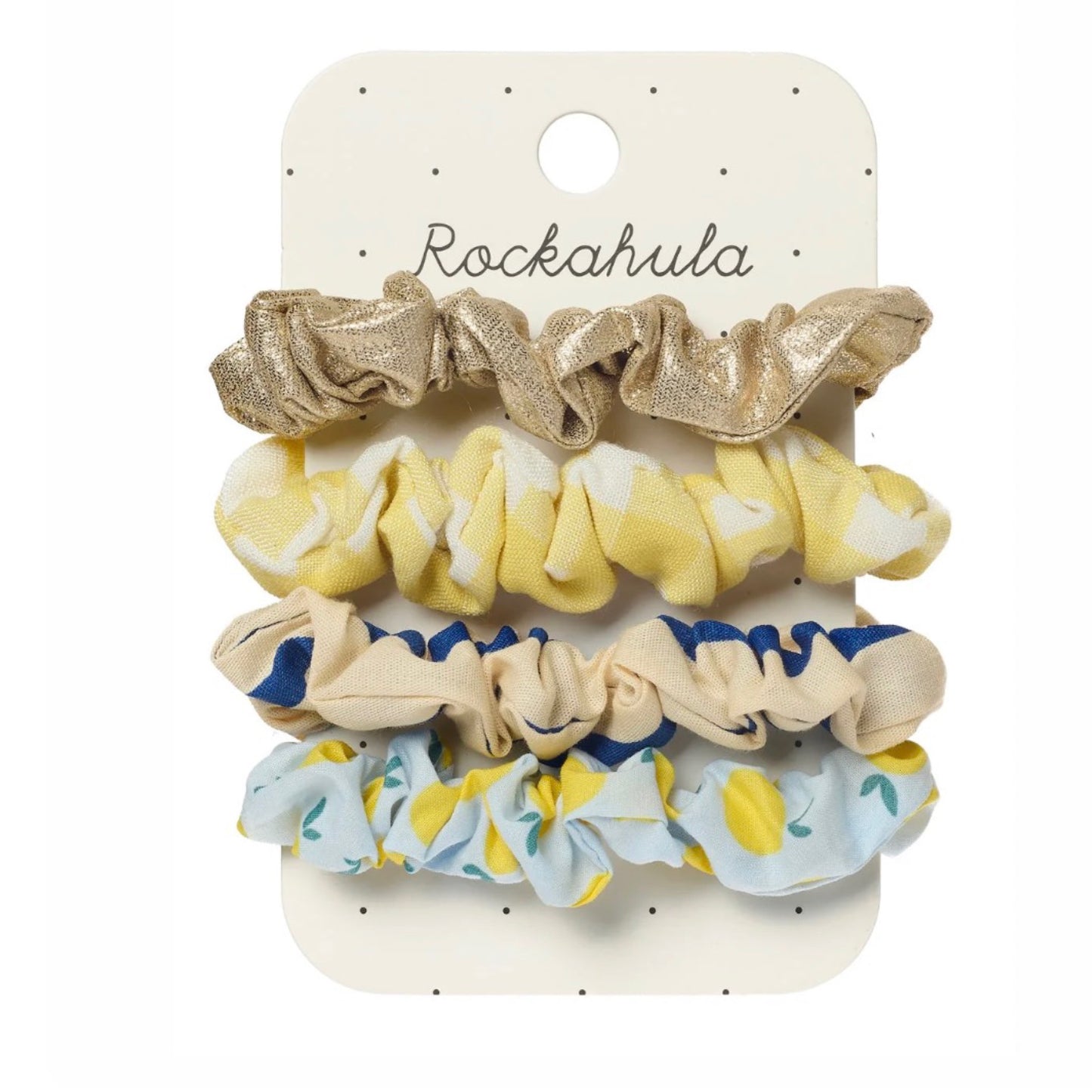 Rockahula Lemon Drop Scrunchie Set