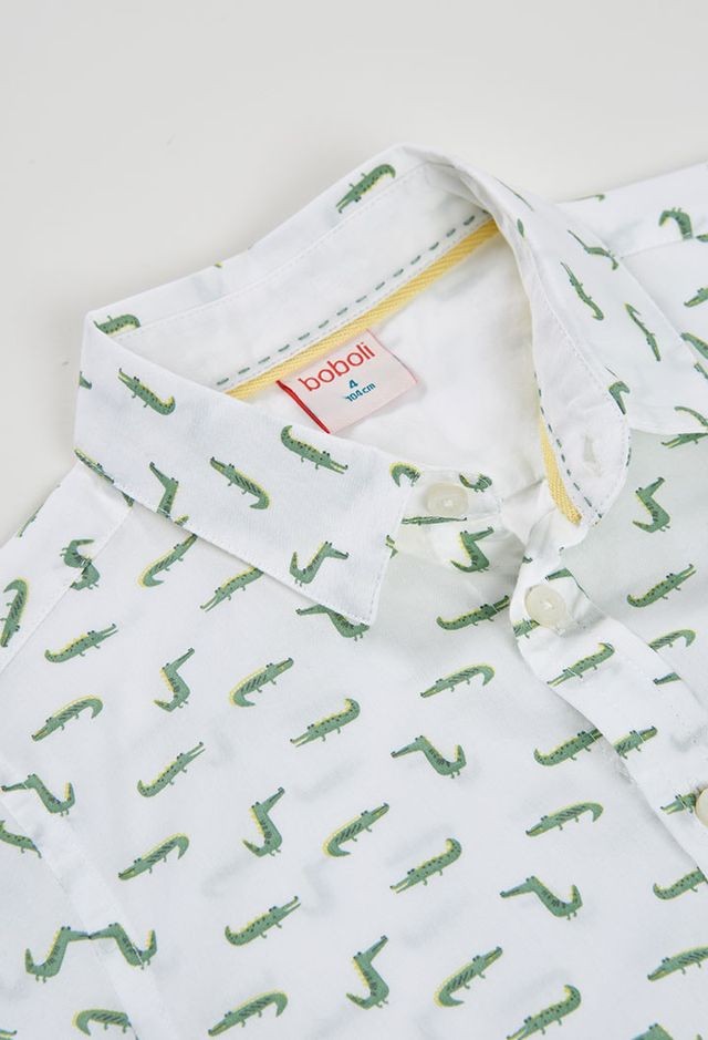 Boboli Poplin shirt printed for boy