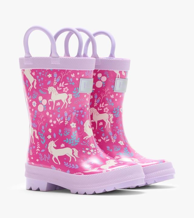 Hatley Unicorn Forest Rain Boots with Handles