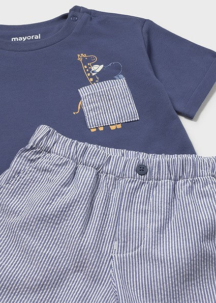 Mayoral Baby Boy bermuda set