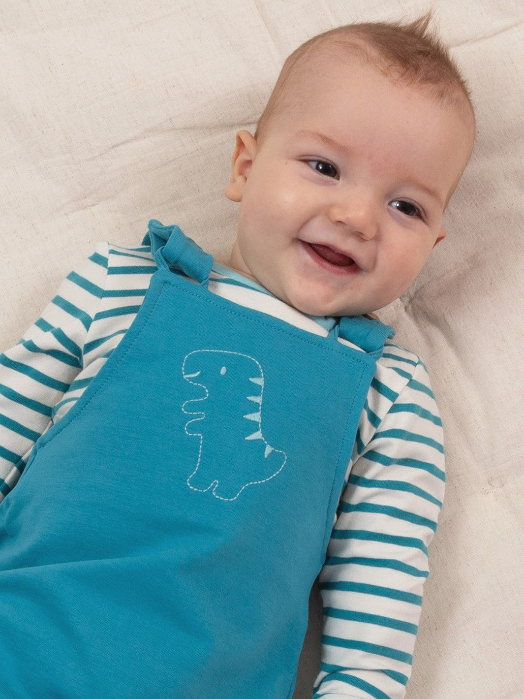 Kite Diddy Dino Dungarees Blue