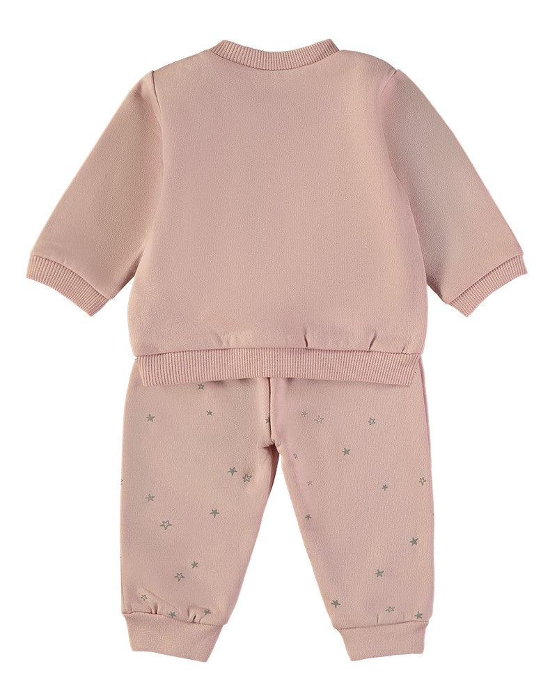 Babybol Babygirl Pink Bear Tracksuit