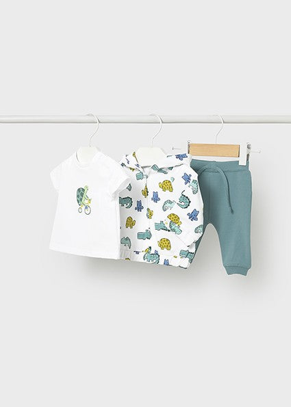 Mayoral Baby Boy Green 3 piece Set