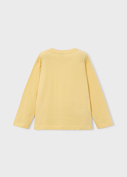 Mayoral Long Sleeve T-Shirt in Yellow