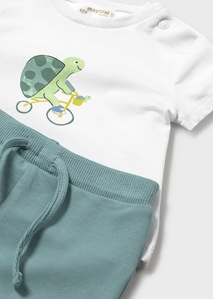 Mayoral Baby Boy Green 3 piece Set